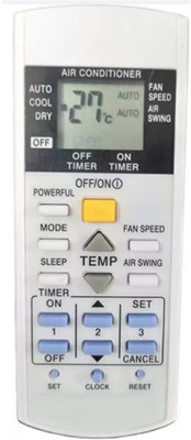 Paril Ac- REMOTE COMPATIBLE FOR  AC PANASONIC ( WITH SLEEP BUTTON ) Remote Controller(White)