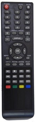 HDF Remote No .129 Compatible For Lloyd INTEX Star FUTEC BPL Genus & VU Remote Controller(Black)