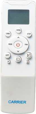 Harsh Enterprises Carrier Compatible for Carrier Split/window AC Remote RG56CMI-W1 AC-234 (Original) Air Conditioner Remote Harsh Enterprises Remote Controller(White)