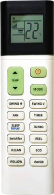 ERNIL AC254 AC Remote Compatible For Kelvinator AC Remote (Your Old Remote Must be Same) Remote Controller(White)