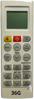 Paril AC REMOTE COMPATIBLE FOR  ac LG Remote Controller(White, Black)