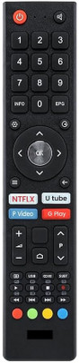 ANM Compatible with Tv Remote Control for Smart Android UHD HD Television 32HDADNVVEE 40FHDADNVVEE 43FHDADNVVEE 43UHDADNVVGE 50UHDADNVVGE ( Non-Voice ) Remote Controller(Black)