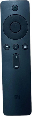 RE mi without voice m i Led tv Remote Controller(Black)