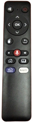 Electvision Remote control for smart led lcd tv HY1 (without voice) Compatible with Hyundai, Kevin smart led lcd tv remote control Remote Controller(Black)