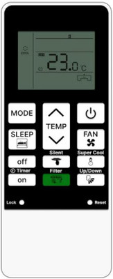 TK ELECTRANICS  AC Remote Control Model AC 168 D Hitachi Remote Controller(White)