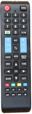 Rohit Electronics Remote Control for GenZ/WisdomShare/Shiba/Futec/Quadrix/Crown/China LED/LCD TV (EXACTLY SAME REMOTE WILL ONLY WORK) Remote Controller(Black)
