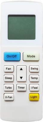 Harsh Enterprises O general Compatible with O General Inverter Split/window AC remote control AC-222A Air Conditiioner Remote Harsh Enterprises Remote Controller(White)
