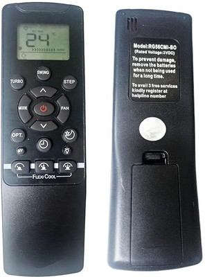 Rohit Electronics Remote Compatible For Carrier Ac With Flexicool Buttons Ve-235A (No Backlight) (EXACTLY SAME REMOTE WILL ONLY WORK) Remote Controller(Black)