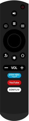 HDF Compatible for Kodak & Thomson Smart LCD LED TV without Voice Kodak Smart LCD LED TV, Thomson Smart LCD LED TV, Westinghouse Smart TV Remote Controller(Black)
