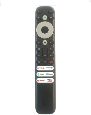 Sugnesh ®86 N TV REMOTE Compatible for Tcl Smart TV LCD/LED Remote Control (No voice Command) (Exactly Same Remote Will Only Work) Remote Controller(Black)