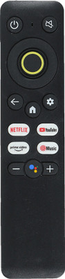 RESORB LED 622 VOICE Remote Control Compatible for Realme 4k Smart Smart TV Stick Compatibility for Realme 4k Smart TV Stick with Voice Supported Remote Controller(Black)