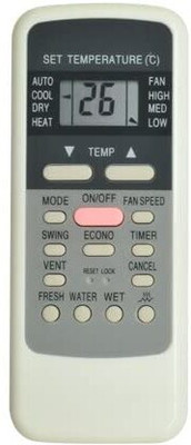 LUNAGARIYA AC Remote No.12, Compatible with  AC Remote Control BLUESTAR Remote Controller(White)