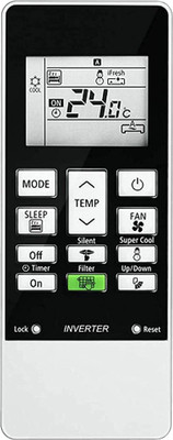 Cezo AC 168D Hitachi Inverter Split Window Ac Remote Controller(White)