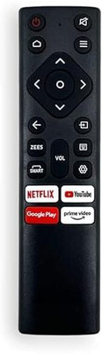 Kritex Compatible for Nokia FHD UHD OLLED Smart tv Remote Remote Controller(Black)