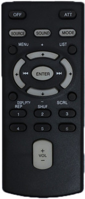 NixGlobal RMX-155 Remote Compatible for SONY CAR STEREO MULTIMEDIA MUSIC SYSTEM Remote Controller(Black)