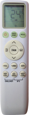 Ehop ES-AC110 Compatible Remote control for  AC with Gentle Wind Function AC-257 TCL Remote Controller(White)