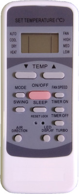 LipiWorld 12 AC Remote Compatible For  VOLTAS/BLUESTAR AC Remote Controller(White)