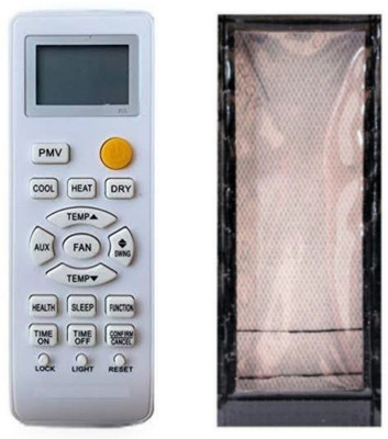 Ethex C-26 Re-131B Remote With cover (Remote+Cover) Ac Remote compatible for Haier Ac (PMV button) Remote Controller(White)