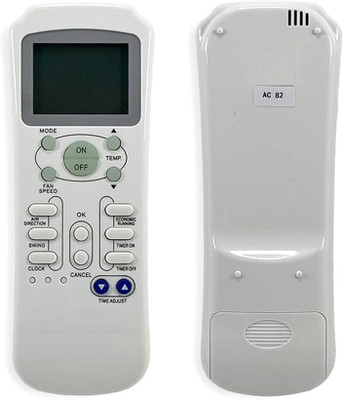 V4 Gadgets Compatible for Carrier Ac Remote Original R14A/E Model 82 Suitable for Split and Window Air Conditioner of 1 1.5 2 Ton Carrier ac Remote Controller(White)