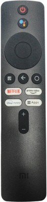 MEPL Original Tv remote control with Voice Control Bluetooth smart tv smart led remote control with Battery Free Xiaomi Remote Controller(Black)