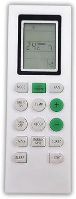 shoppinerz Remote Suitable for  Window & Split ac for 1 ton 1.5 ton 2 ton ac Blue Star Remote Controller(White)