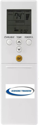 Kishore Traders Compatible Remote Control For  O General Ac Remote Controller(White)