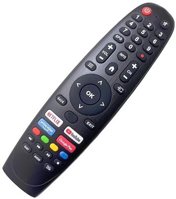 AACL Compatible with Nokia Smart Android Tv Remote Suitable only on 2020 Model Ready UHD 32TAHDN 43TAHDN 43TAUHDN 50TAUHDN 55TAUHDN 65TAUHDN Model - No Voice Command Remote Controller(Multicolor)