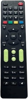 Infolight Remote with Recording, Compatible for NXT Digital Set Top Box Remote Control NXT DIGITAL REMOTE Remote Controller(Black)