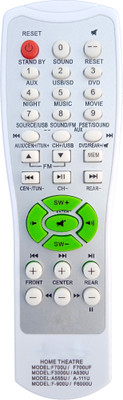 LipiWorld Home Theater System Universal Remote Control Compatible For F & D F700U / F700UF / F3000U / A530U / A555U / A-111U / F-900U / F6000U Remote Controller(White)