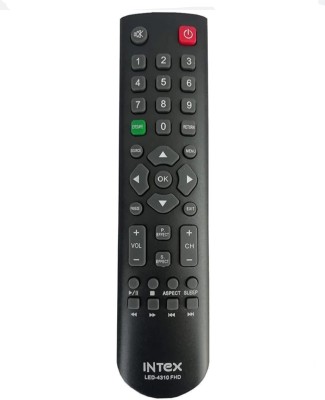 Sugnesh ®42N Tv Remote Compatible for intex Smart LED/LCD Tv Remote Control (Exactly same Remote will Only Work) Remote Controller(Black)