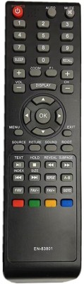 ERNIL LED LCD Tv Remote Compatible for TV- VU LCD LED TV EN83801(Your Old Remote Must be Same) Remote Controller(Grey)