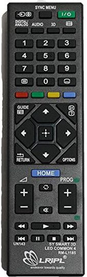 LRIPL  3D LED/LCD Remote Compatible for  Bravia LCD/LED TV Sony Remote Controller(Black)