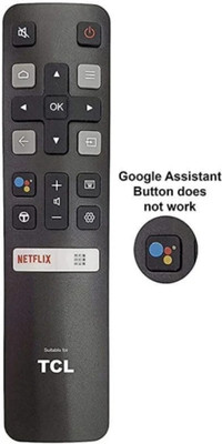 Tansukh Non-Bluetooth remote With NETFLIX Hotkey TCL Led Remote TC-L Universal Remote for Smart HD TV without Voice Function TCL, iFFALCON Led Remote Controller(Black)
