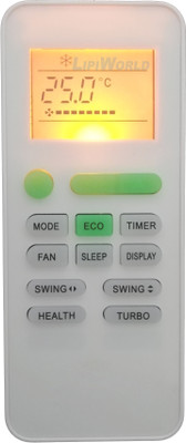 LipiWorld 145 AC Remote Control with Display Light Backlight Compatible for  IFB AC Remote Controller(White)