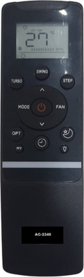 Akshita AC-2340 Split AC Remote Control With Back-Light CARRIER AC Remote Controller(Black)