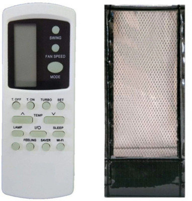 Ethex C-12 Re-31B Remote With cover compatible for Voltas Ac Remote Control (wifi button) Remote Controller(White)