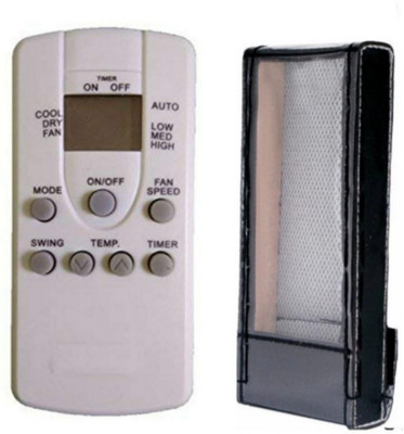 Ethex Remote+Cover) Compatible for Carrier split Ac remote Control (4 in 1 Button) C-10 Re-167 Remote With cover Compatible with carrier ac remote (Same remote Only will work) Remote Controller(White)