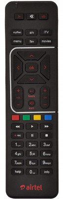 Diikon Airtel Digital TV hd Remote Airtel Remote Controller(Black)