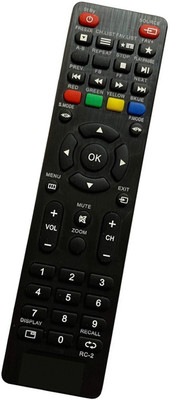 HDF Remote Control Compatible for Koryo LCD or LED TV RR72K Koryo TV, Vise TV, Mytron TV Remote Controller(Black)