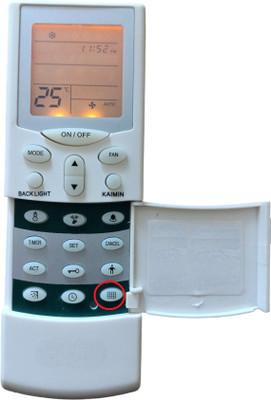 ERNIL AC Remote Compatible for Hitachi Split AC with Backlight (AC-68A) ( Please Match The Image with Your Old Remote ) Remote Controller(White)
