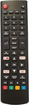 BhalTech LED TV Universal Remote Control Compatible For  LG Tv Remote Controller(Black)