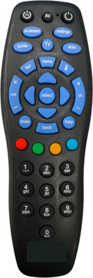 FTM original ta-ta sky setup box remote control for tata sky Remote Controller(Black)