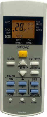 Akshita PNSO-01046 AC Compatible For Panasonic Ac Remote Control *With Backlight* PANASONIC Remote Controller(White)