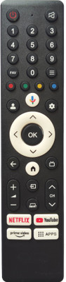 LipiWorld LED Smart TV Remote Control [Non-Voice] Compatible For  Onida Tv Remote Controller(Black)
