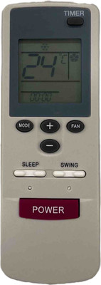 SHIELDGUARD AC Remote Control 128 Compatible for Carrier AC Remote Controller(White)