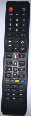 PMRK BEST IN BEST MITSONIC SMART LED TV REMOTE Remote Controller(Black)
