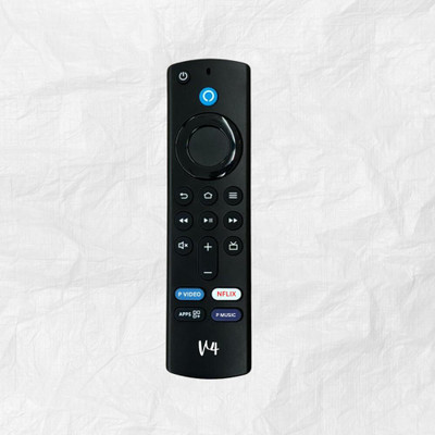V4 Gadgets Compatible With Fire TV Stick 3rd Gen Fire Stick Remote Controller(Black)