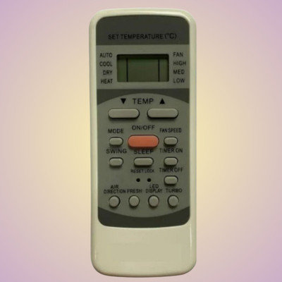 Ethex AC REMOTE AC Remote No. 12, Compatible/Replacement for Marq AC Remote Control MarQ Remote Controller(white&black)