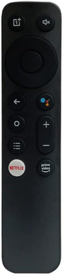 V4 Gadgets Compatible Bluetooth Voice Command (Google Assistant) Remote for OnePlus Q Series/U Series / Y1S / Y1S Edge Smart Android 4K UHD Television-Pairing Must! Remote Controller(Black)