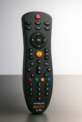 AE AE01DT01 Dish TV Remote Controller(Raven Black)